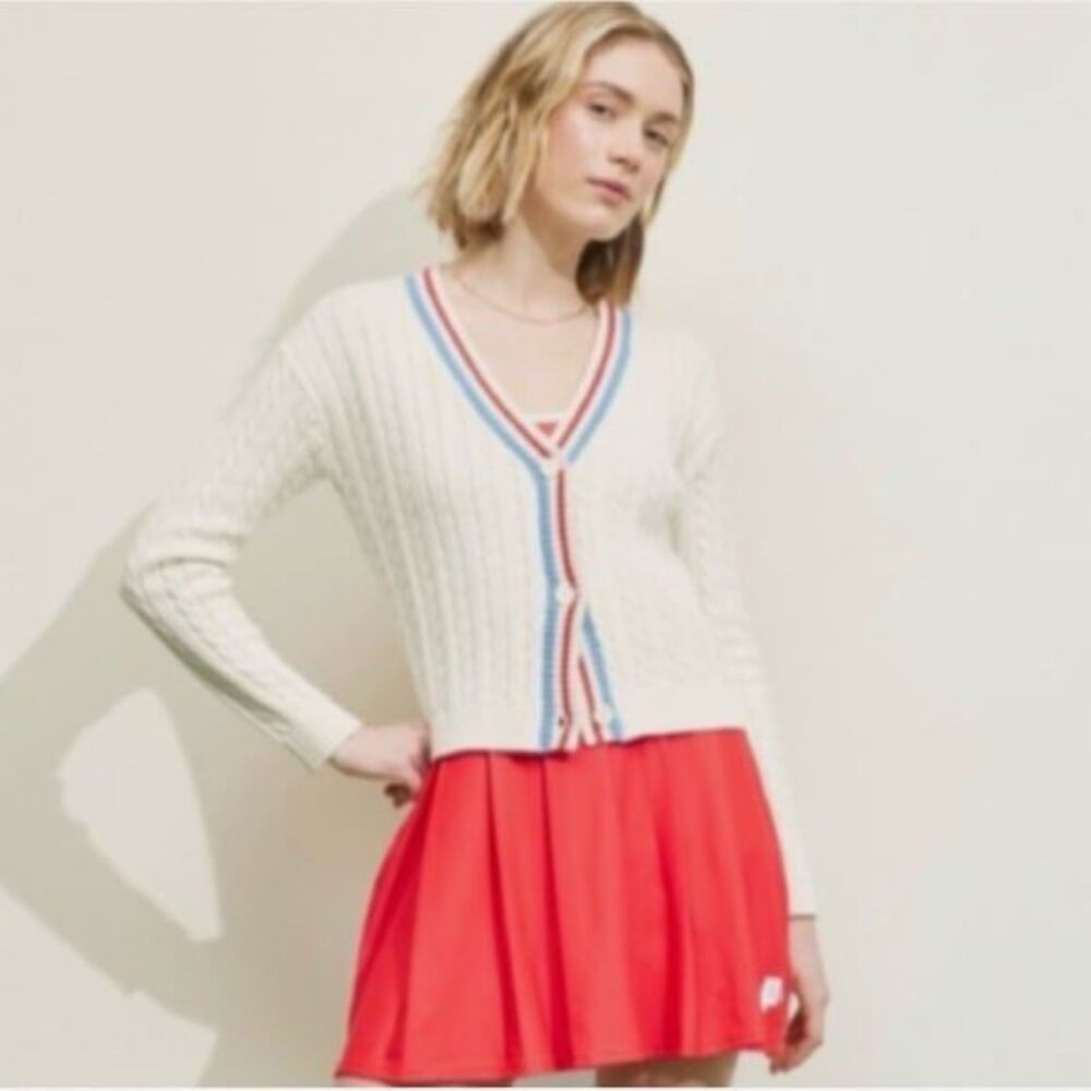 Like NEW Prince Pickleball Women’s Cable-Knit‎ Cardigan